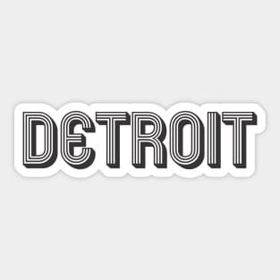 Detroit Sticker